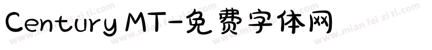 Century MT字体转换